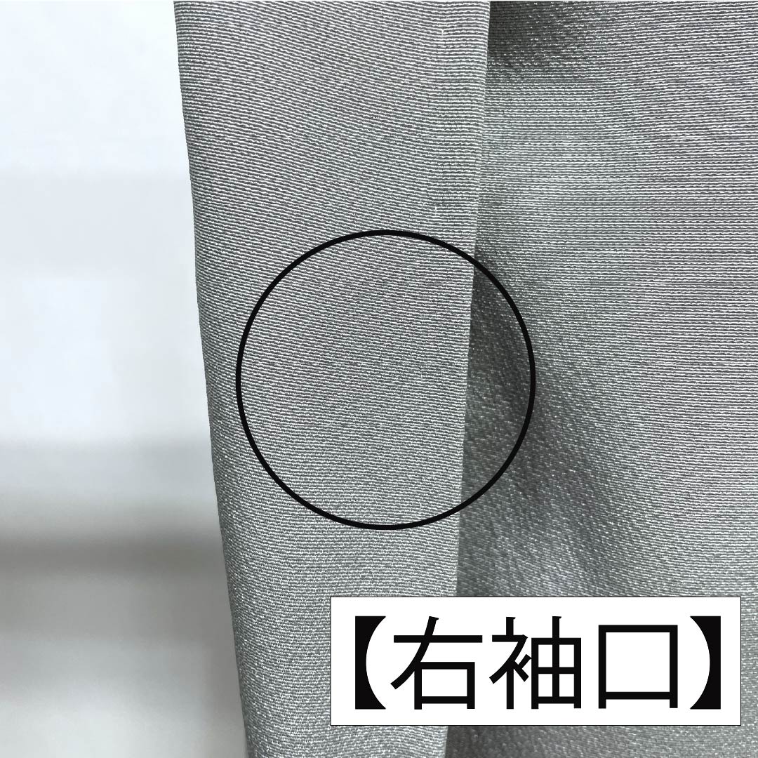 Visiting Kimono, Pure Silk, Grade A, Lined, Length 160.5cm, Sleeve Length 63cm, Kaga Yuzen, Floral Design, Artist's Work, Tsukesage, Gray, Product Number: 1112006933422