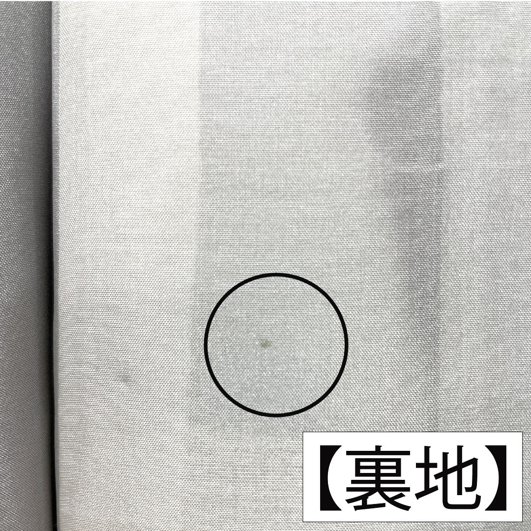 訪問着 正絹 袷 身丈158.5cm 裄丈65cm 生臙脂色（しょうえんじいろ） 大島紬地 紬地 蘇州刺繡 草花模様 Aランク 赤系 1112005493312