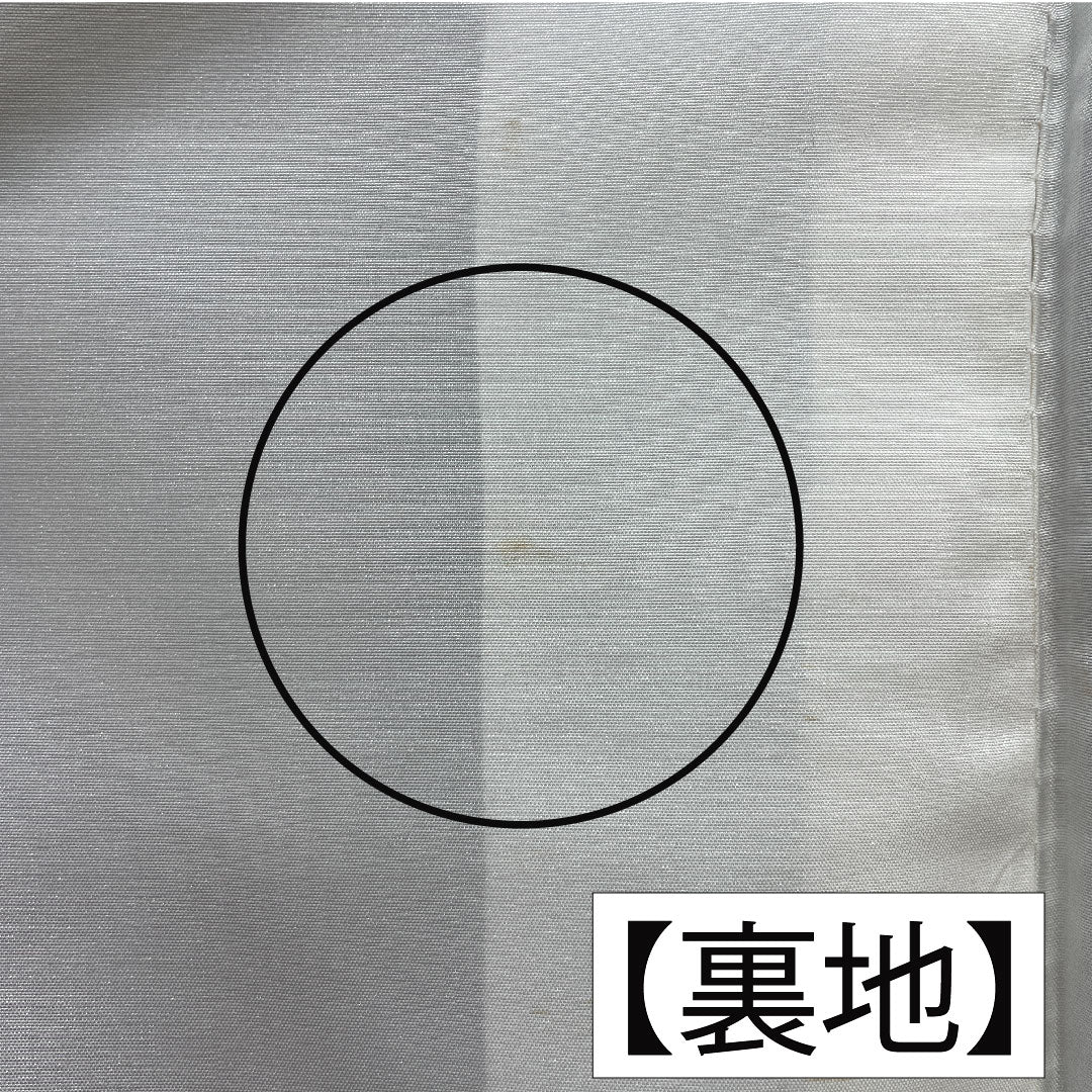 訪問着 正絹 袷 身丈163.5cm 裄丈63.5cm 黄土色（おうどいろ） 京友禅 草花模様 Aランク 黄系 1112005683423