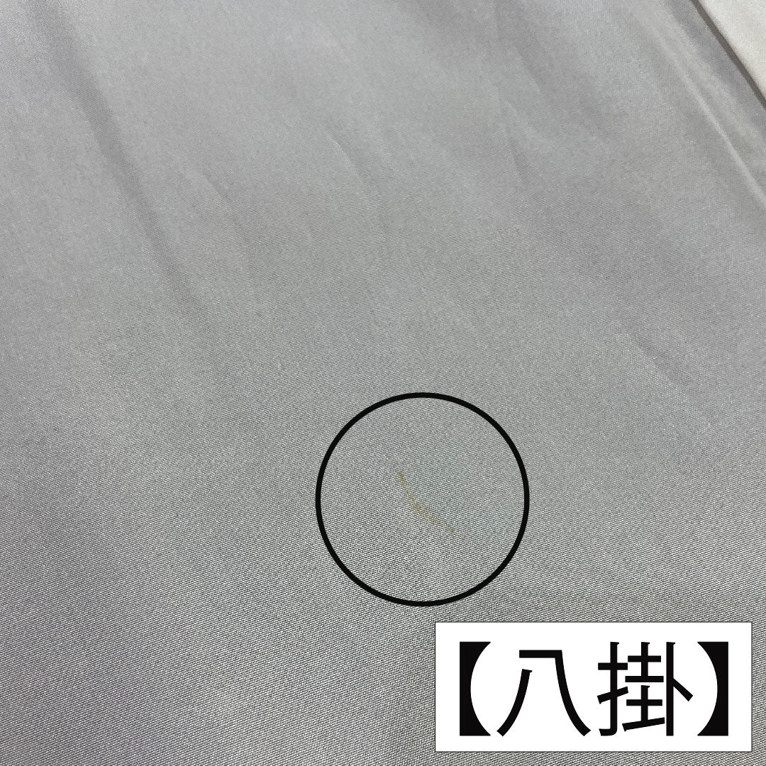 紬 正絹 身丈156.5cm 裄丈63cm 黒鼠色（くろねずいろ） 久米島紬 重要無形文化財 Bランク 袷 茶系 1116003504314