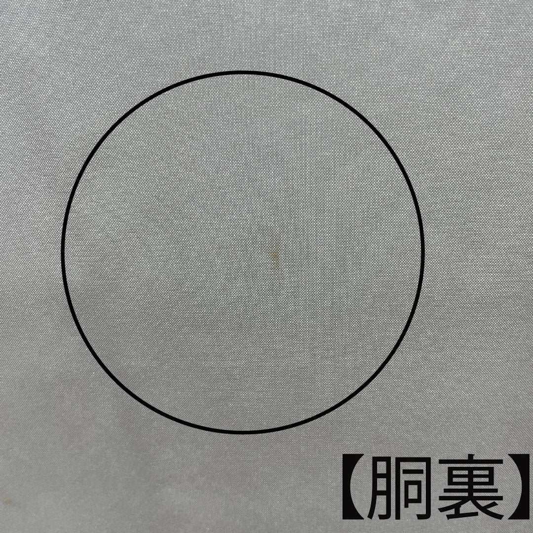 色無地 ポリエステル 帯紅色 洗える着物 しつけ糸付き 中陰桔梗  身丈156.5cm 裄丈61.5cm 単衣  Aランク ピンク系 1114000683313