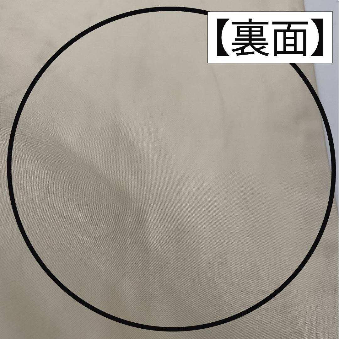 名古屋帯 正絹 Aランク 刺繍 組紐 花紋 椿 帯丈358cm ポイント柄 セミフォーマル 銀系 1124010663322 名古屋仕立て