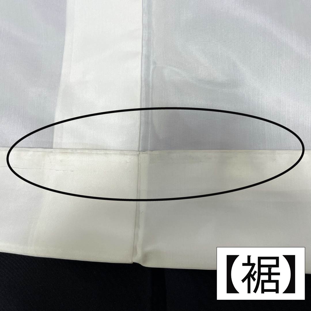 黒留袖 正絹 Aランク 身丈161.5cm 裄丈64cm 袷 五つ紋 揚羽蝶 刺繍 鳥 組紐 五つ紋 黒系 1111001813410