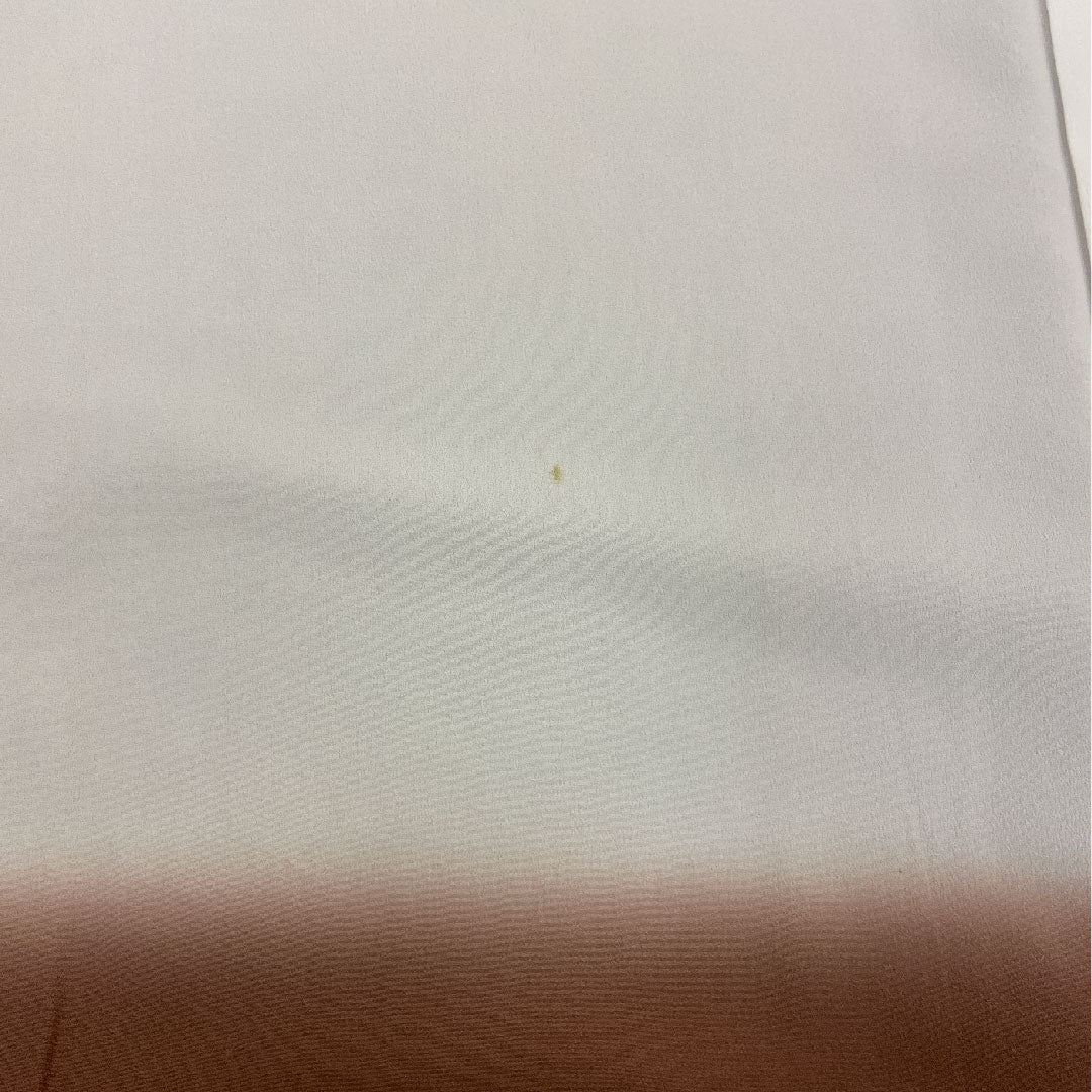 小紋 身丈160cm 裄丈64cm 袷  洗える着物 更紗柄 ポリ Aランク 茶系 1115000223314