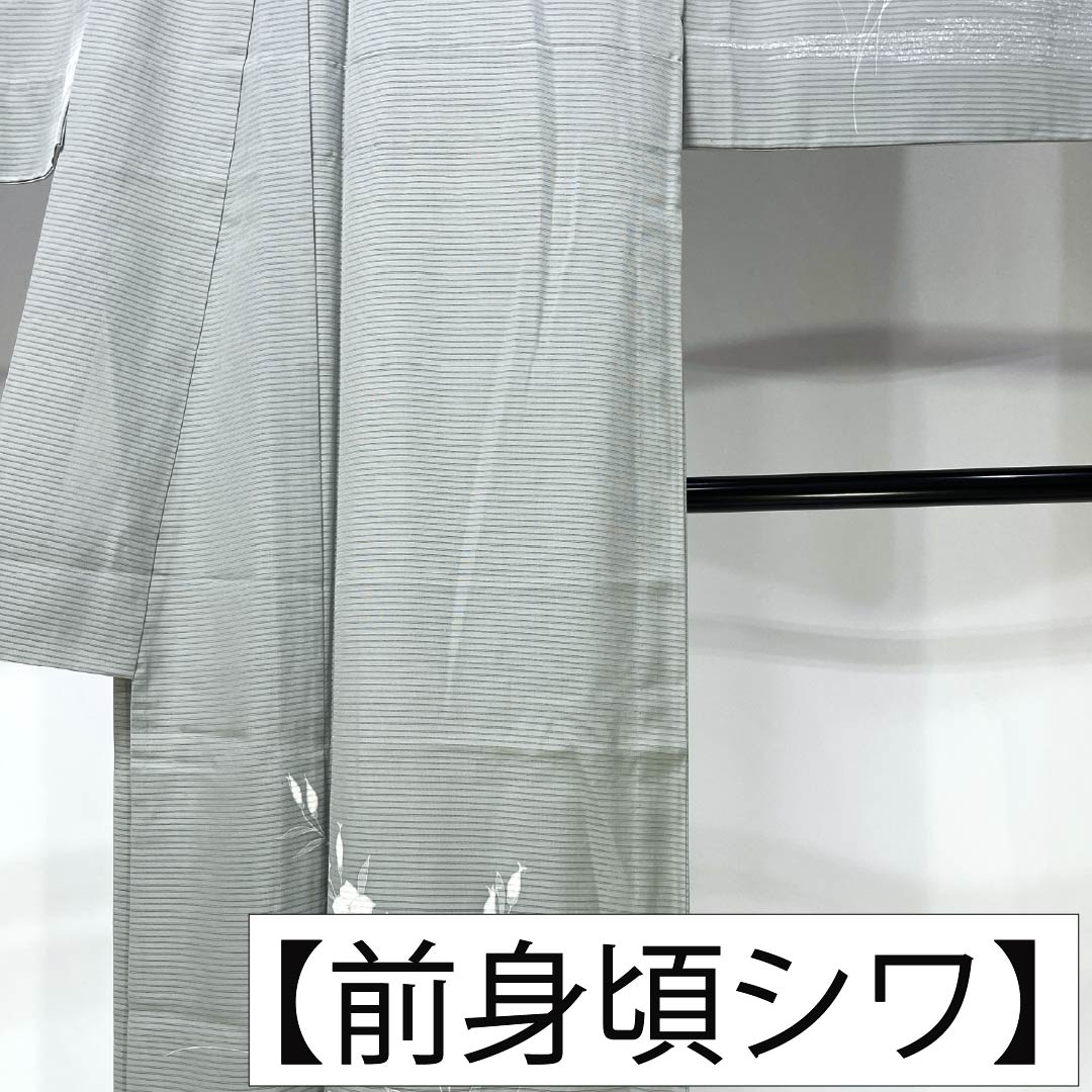 リサイクル着物】夏物 正絹 付下げ Aランク 身丈154cm 裄丈63.5cm 京