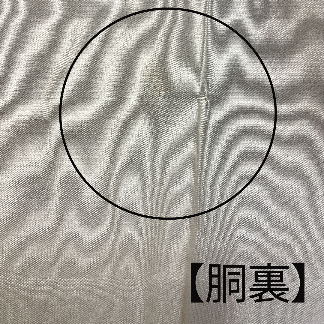 色無地 梅 木瓜  身丈162.5cm 裄丈63.5cm 袷  正絹 Aランク 黄系 1114000393423