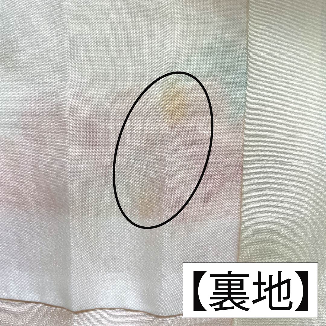 訪問着 正絹 Aランク 袷 身丈158cm 裄丈62cm 赤橙色（あかだいだいいろ） 京友禅 絞り 吉祥文様 入子菱 花 橙系 1112007513326