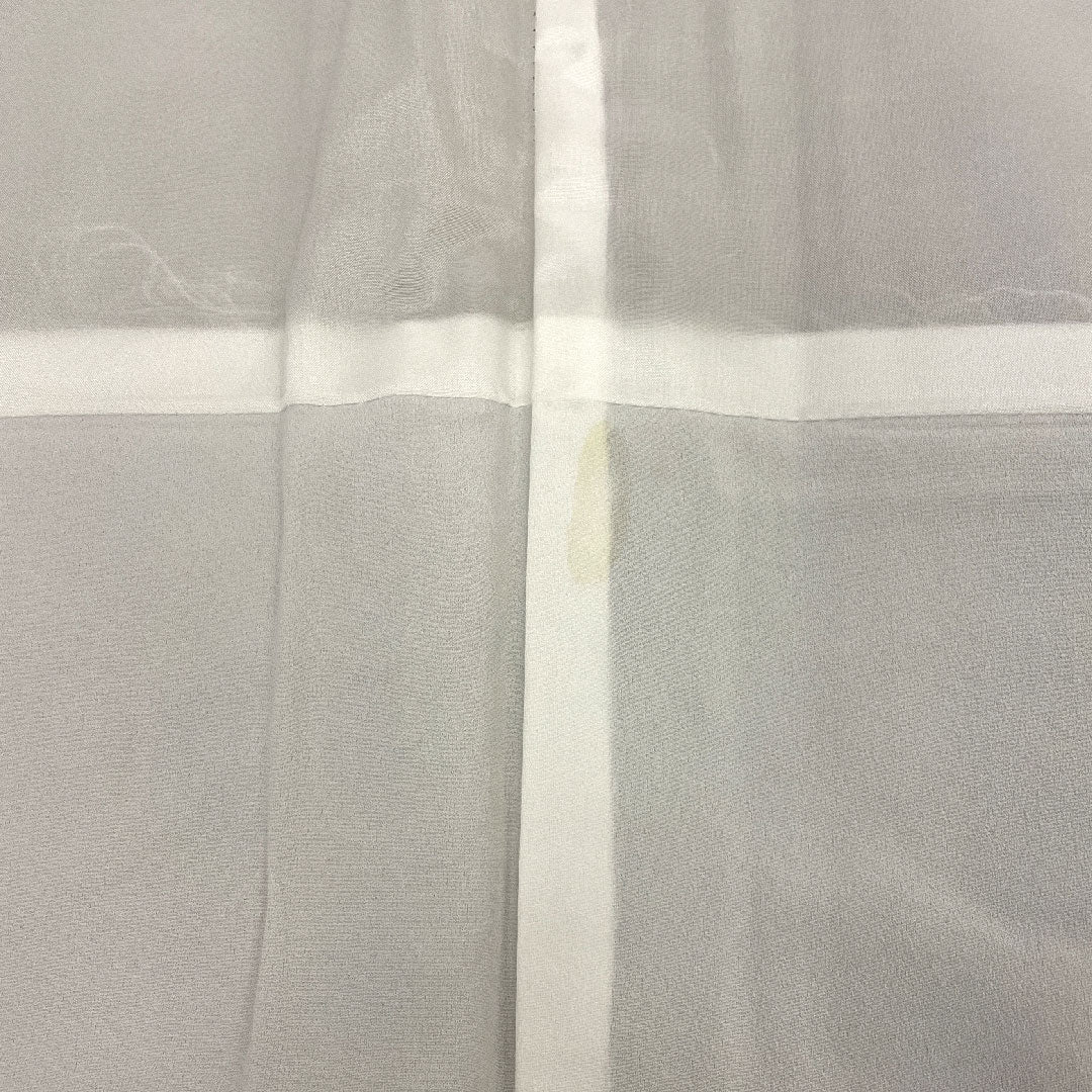 小紋 身丈160cm 裄丈64cm 袷  洗える着物 更紗柄 ポリ Aランク 茶系 1115000223314