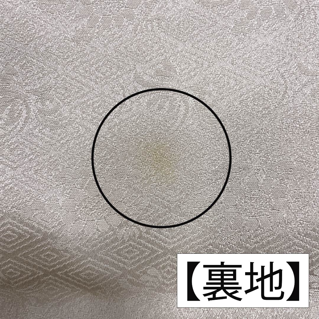 訪問着 正絹 Bランク 袷 身丈160cm 裄丈63cm 蒼白色（そうはくしょく） 半衿付き いろは歌 三越 作家物 ピンク系 1112006954413