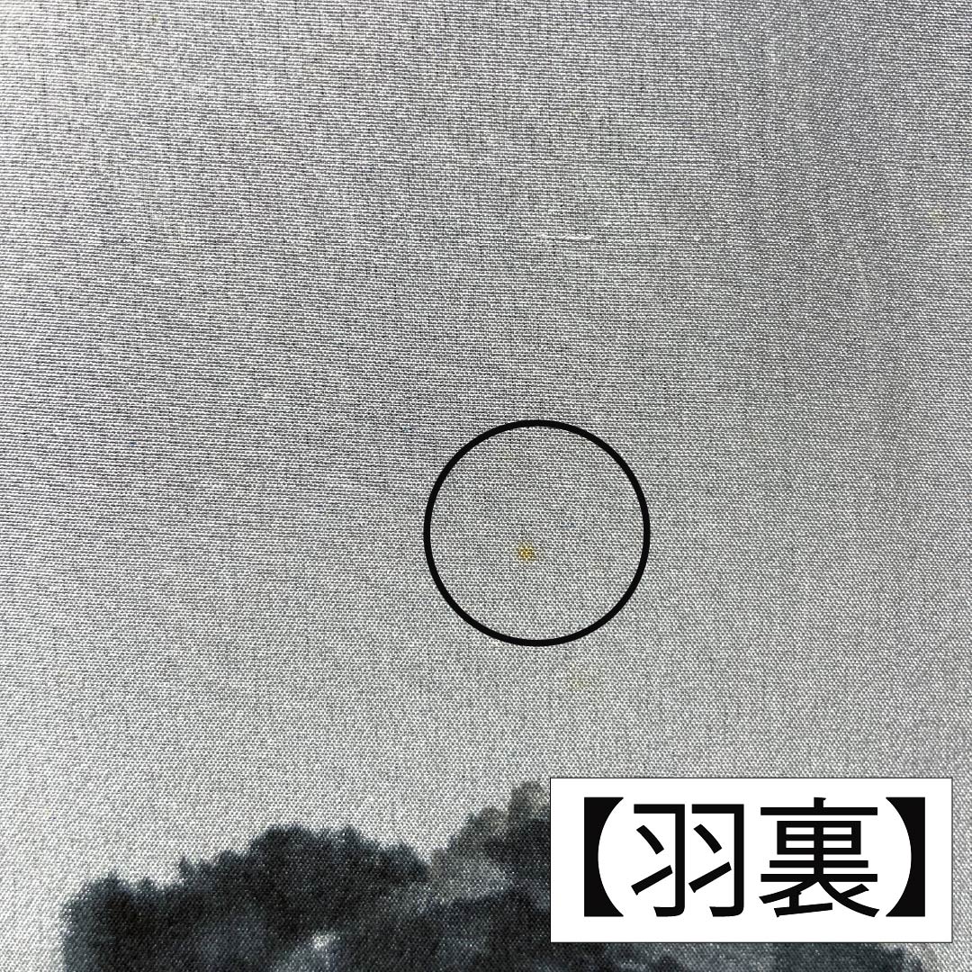 男物 正絹 Sランク 身丈127cm 裄丈64cm 相済茶色（あいすみちゃいろ） 紬地 アンサンブル 羽織紐付き 袷 紺系 1119001322218