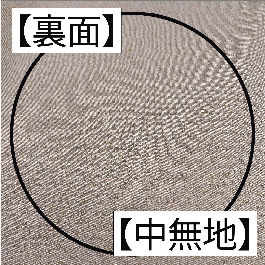 袋帯 正絹 薄肉色（うすにくいろ） 雲取り 帯丈366cm Bランク ポイント柄 フォーマル クリーム系 1123011744315