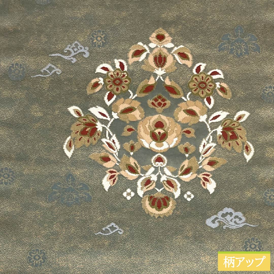 名古屋帯 正絹 Aランク 抽象模様 西陣織 帯丈357cm ポイント柄 セミフォーマル グラデーション系 1124010383399 名古屋仕立て