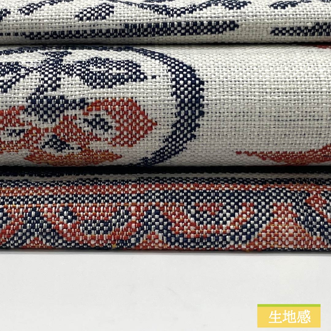 名古屋帯 正絹 Sランク 岡文織物 西陣織 抽象模様 証紙番号172 帯丈352cm 六通 カジュアル 白系 1124010182311 名古屋仕立て