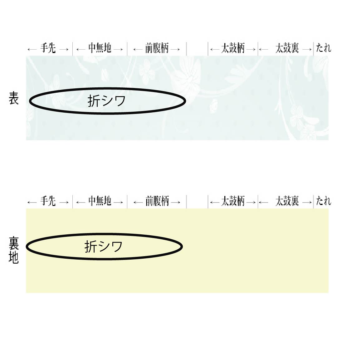 名古屋帯 正絹 Sランク 灰青色（はいあおいろ） 綴れ織 抽象花模様 帯丈356cm ポイント柄 セミフォーマル グレー系 1124010362322 松葉仕立て