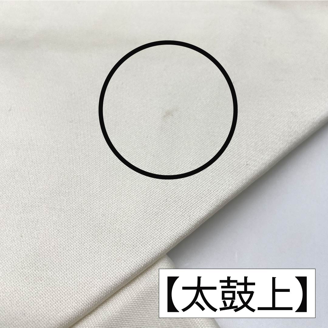 名古屋帯 正絹 Aランク 山茶花 西陣織 紬地 帯丈363cm ポイント柄 カジュアル 白系 1124010153311 名古屋仕立て