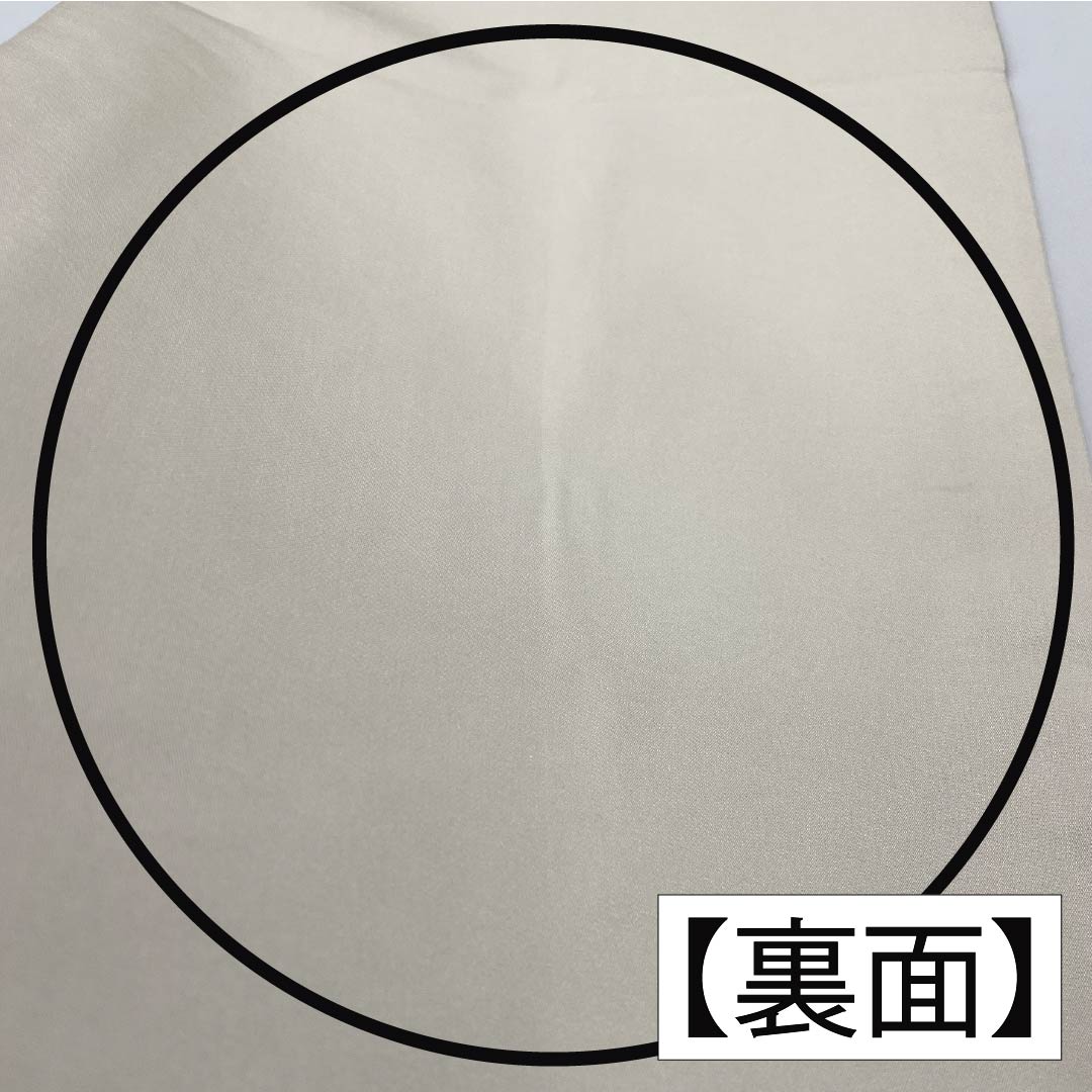 名古屋帯 正絹 Sランク 扇面 西陣織 刺繡 草花模様 帯丈355cm ポイント柄 セミフォーマル 白系 1124010312311 名古屋仕立て