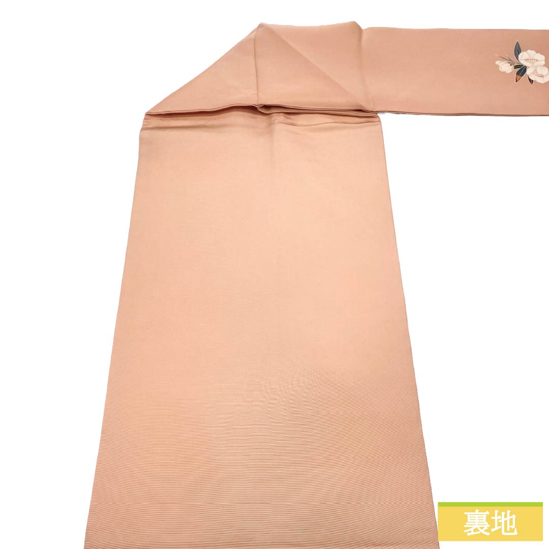 名古屋帯 正絹 Sランク 名古屋仕立て 乙女色（おとめいろ） 染め帯 塩瀬 草花模様 帯丈372cm ポイント柄 カジュアル ピンク系 1124014062313