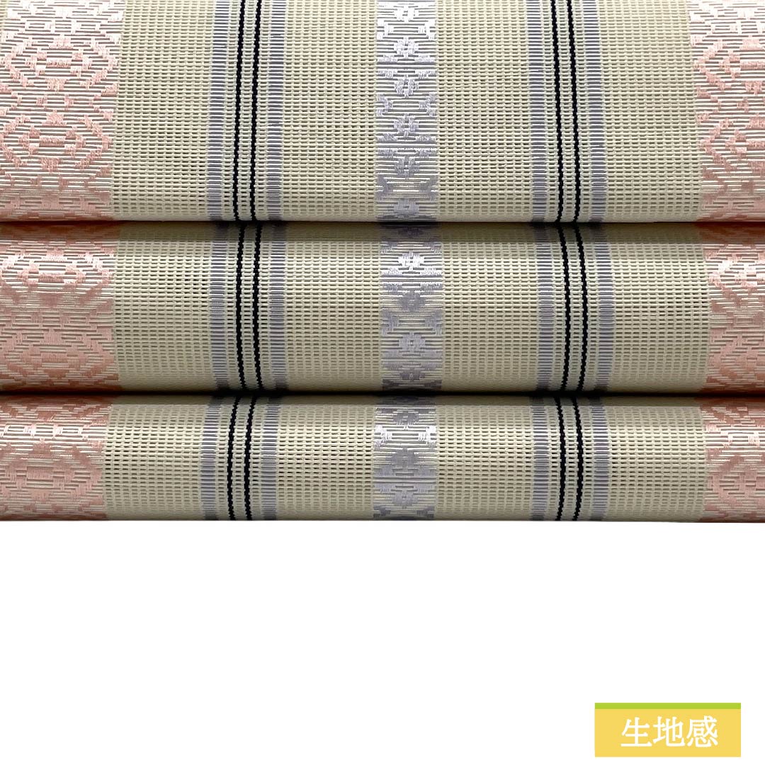（新品）名古屋帯 正絹 NEWランク 松葉仕立て 練色（ねりいろ） 本場筑前博多織 八寸なごや帯 献上柄 帯丈361cm 全通 カジュアル ベージュ系 1124014201325