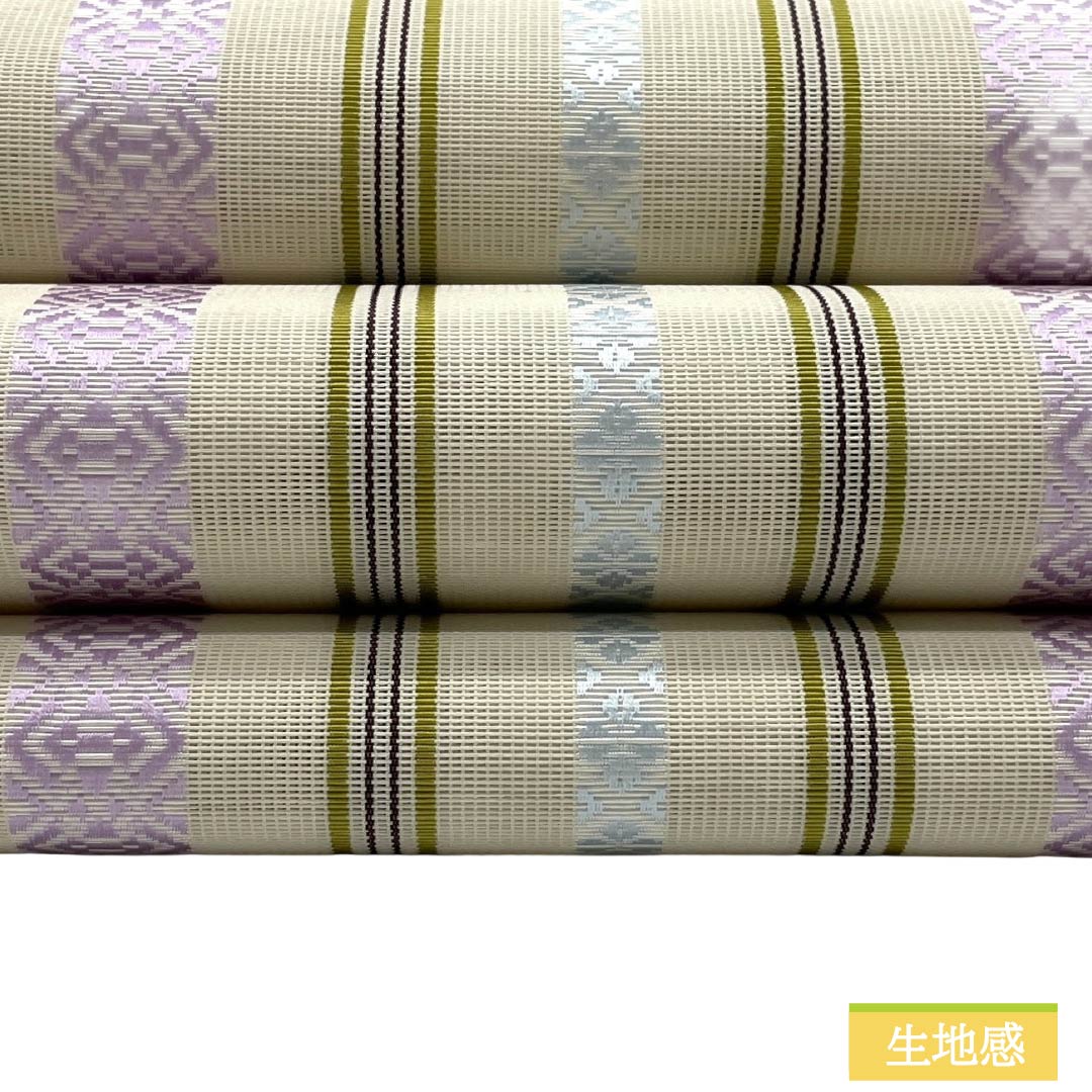 （新品）名古屋帯 正絹 NEWランク 松葉仕立て 練色（ねりいろ） 本場筑前博多織 八寸なごや帯 献上柄 帯丈370cm 全通 カジュアル ベージュ系 1124014191325