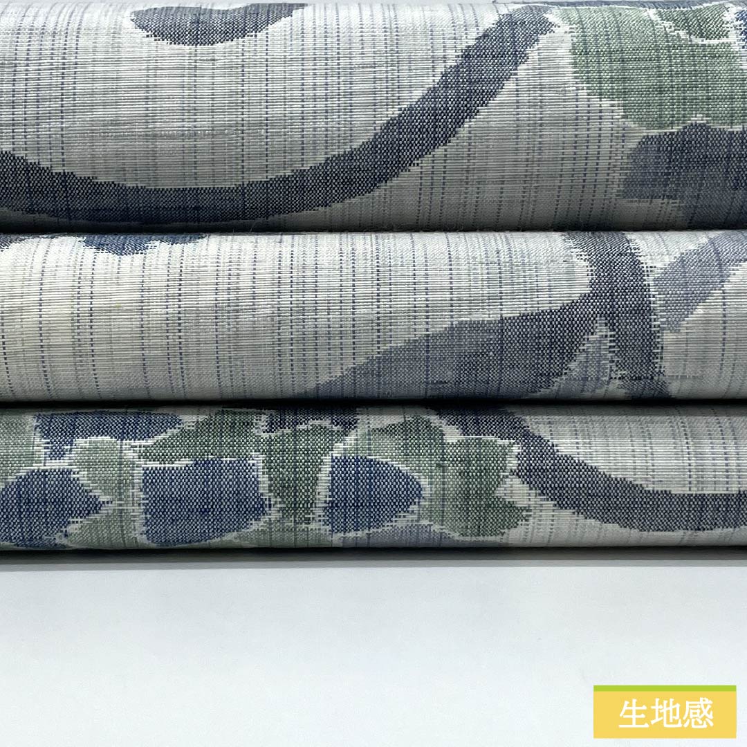 袋帯 正絹 Aランク 紬地 西陣織 唐花模様 帯丈436cm 全通 カジュアル グラデーション系 1123015863399