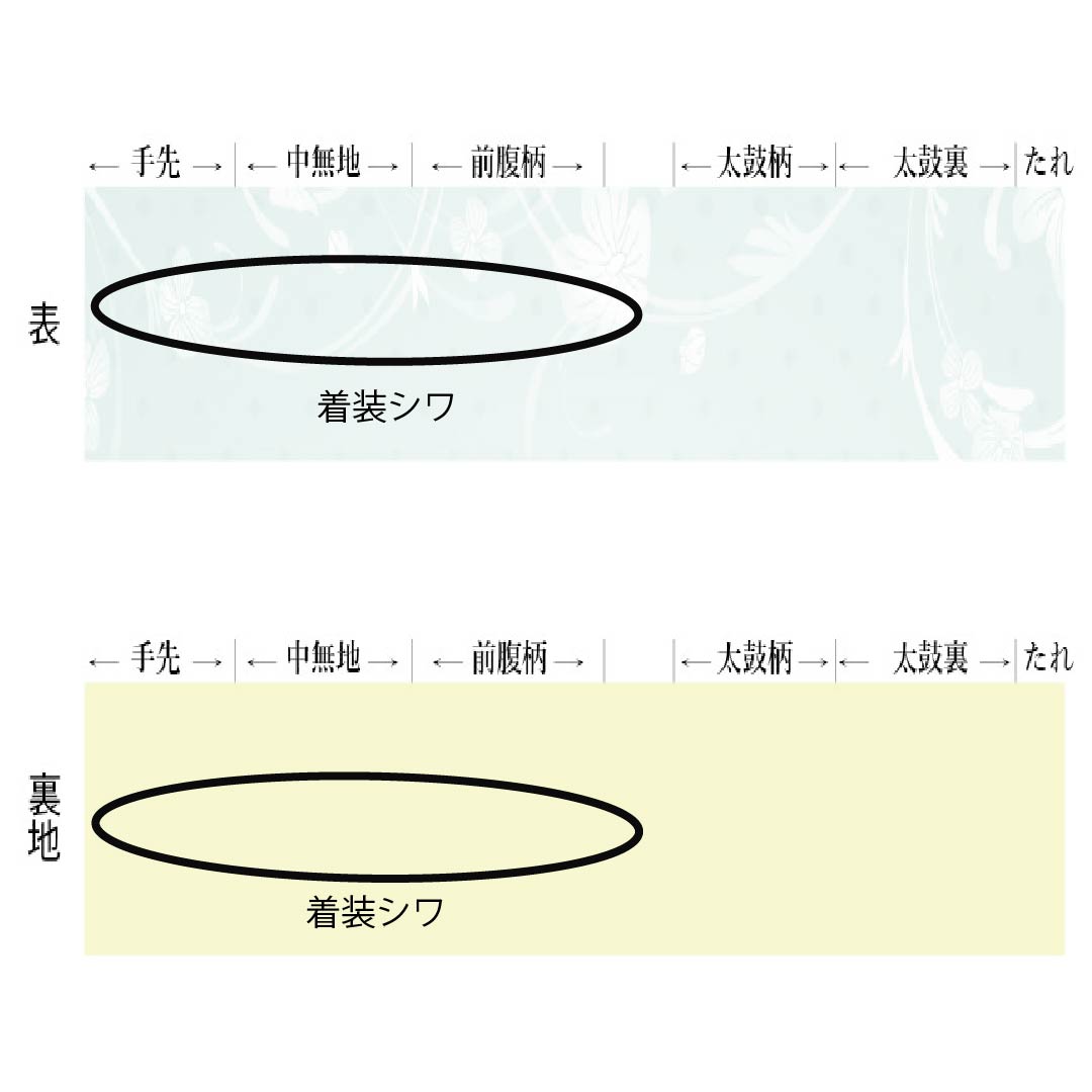 名古屋帯 正絹 Aランク 松葉仕立て 銀色（ぎんいろ） 花文様 綴れ織り 帯丈355cm ポイント柄 セミフォーマル 銀系 1124012783322