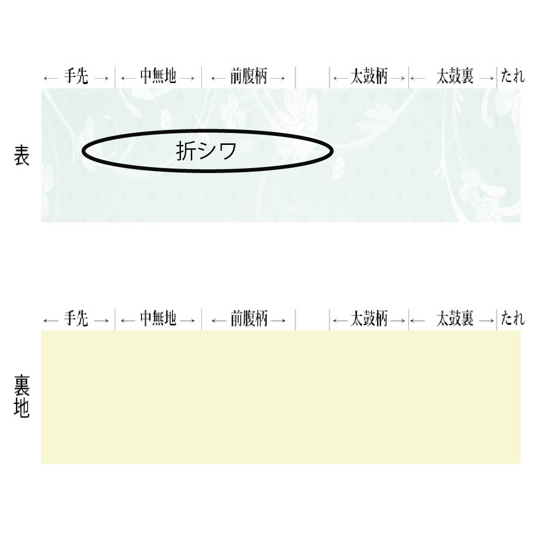 名古屋帯 正絹 Aランク 名古屋仕立て 土布色（トウプースー） 緑衫色（ろくそういろ） 縞 幾何学模様 帯丈370cm 全通 カジュアル グラデーション系 1124011633399