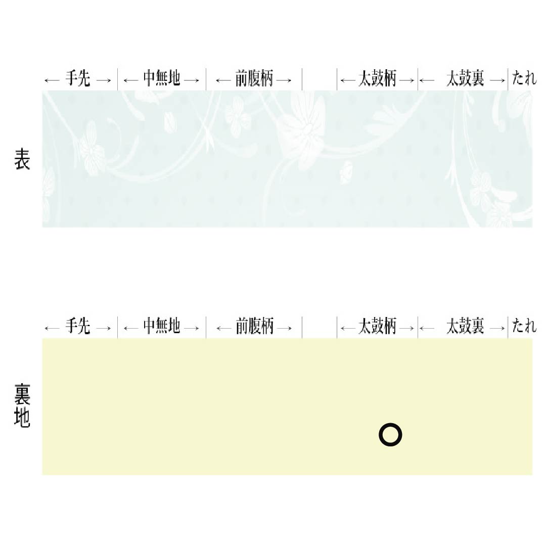 名古屋帯 正絹 Aランク 名古屋仕立て 淡黄檗色（うすきはだいろ） 作家物 塩瀬 しつけ付き 帯丈365cm ポイント柄 カジュアル 黄系 1124012593323
