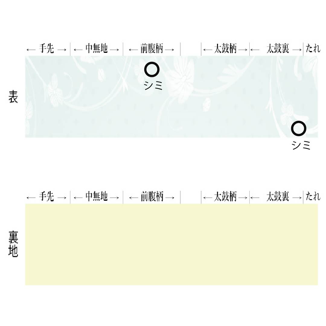 名古屋帯 正絹 Aランク 松葉仕立て 淡紫色（たんししょく） 夏帯 幾何学模様 帯丈366cm 六通 カジュアル 紫系 1124012893320