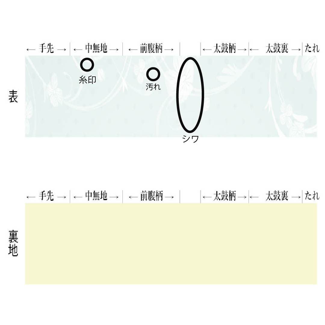名古屋帯 正絹 Sランク 名古屋仕立て 乳白色（にゅうはくしょく） 蝶 夏帯 帯丈349cm 六通 セミフォーマル 白系 1124013152311