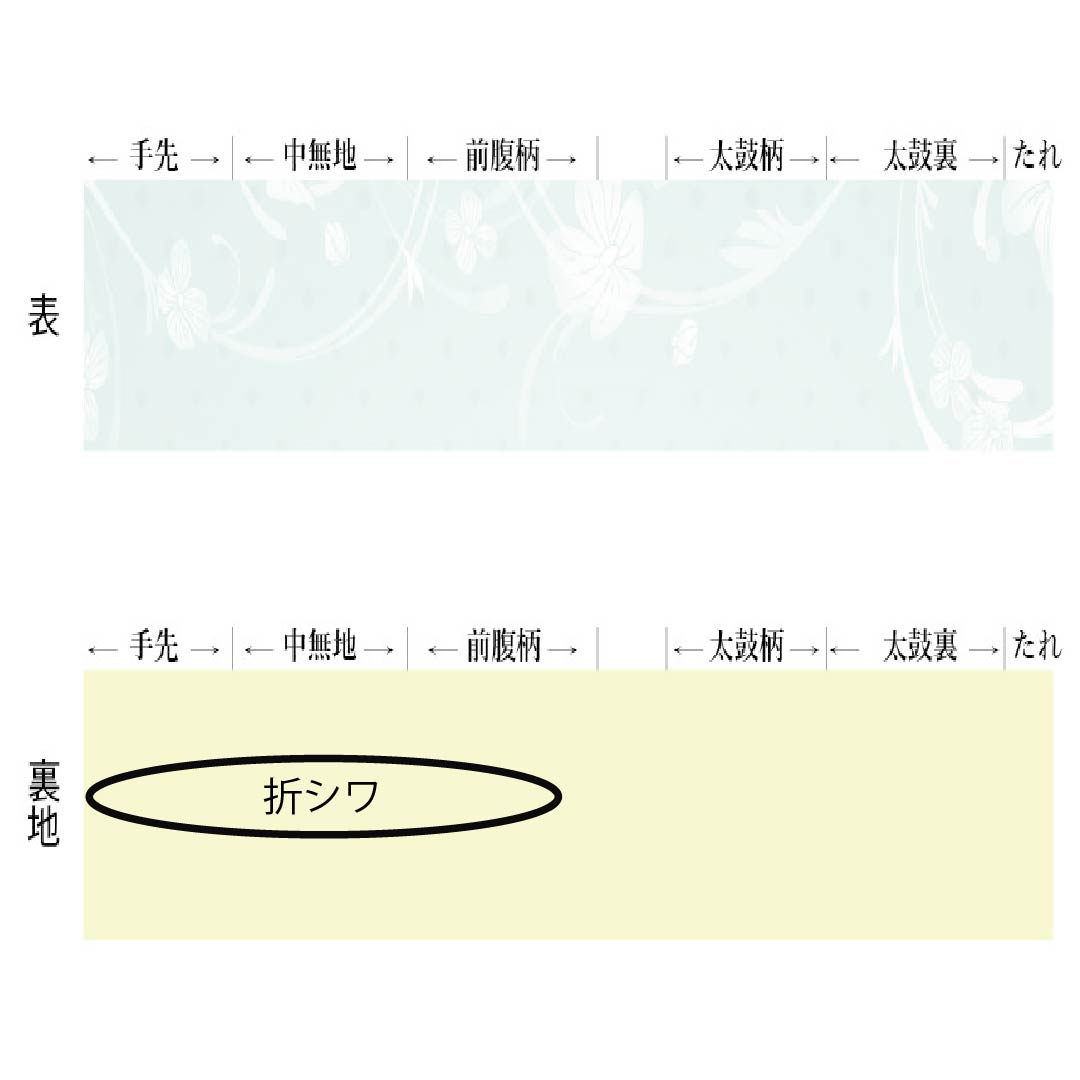 （京袋帯）名古屋帯 ポリエステル Aランク 京袋帯 市松 京袋帯 帯丈378cm 全通 カジュアル 白系 1124013853311
