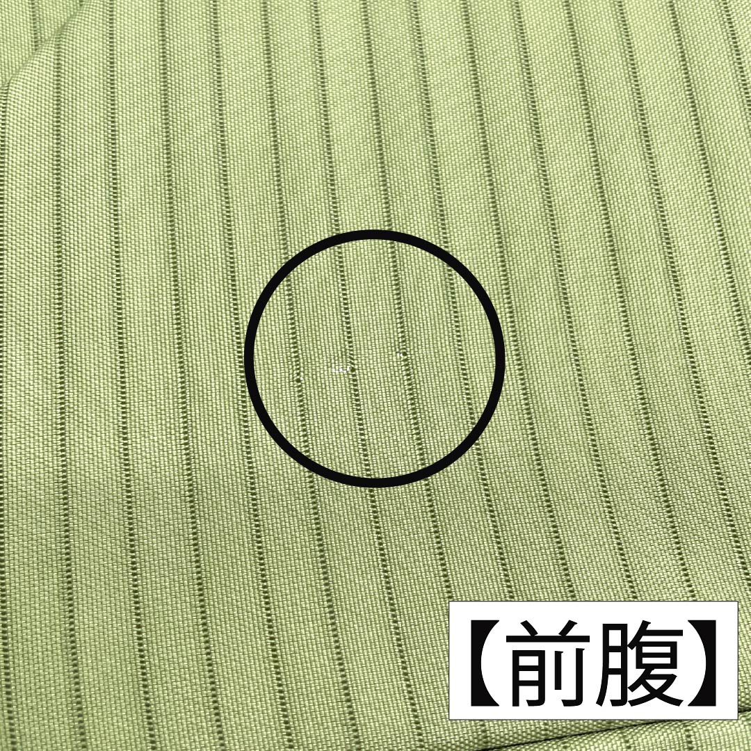 名古屋帯 正絹 Aランク 名古屋仕立て 青葡萄色（あおぶどういろ） 無地 夏帯 長尺 帯丈383cm 全通 カジュアル 緑系 1124013183419