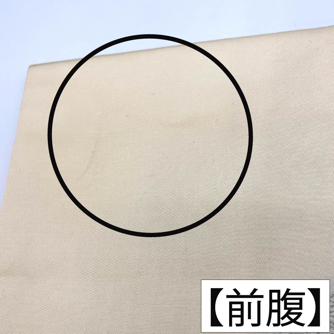 名古屋帯 正絹 Aランク 名古屋仕立て 生成り色（きなりいろ） 古典柄 丸に椿 帯丈358cm ポイント柄 セミフォーマル 白系 1124012673311