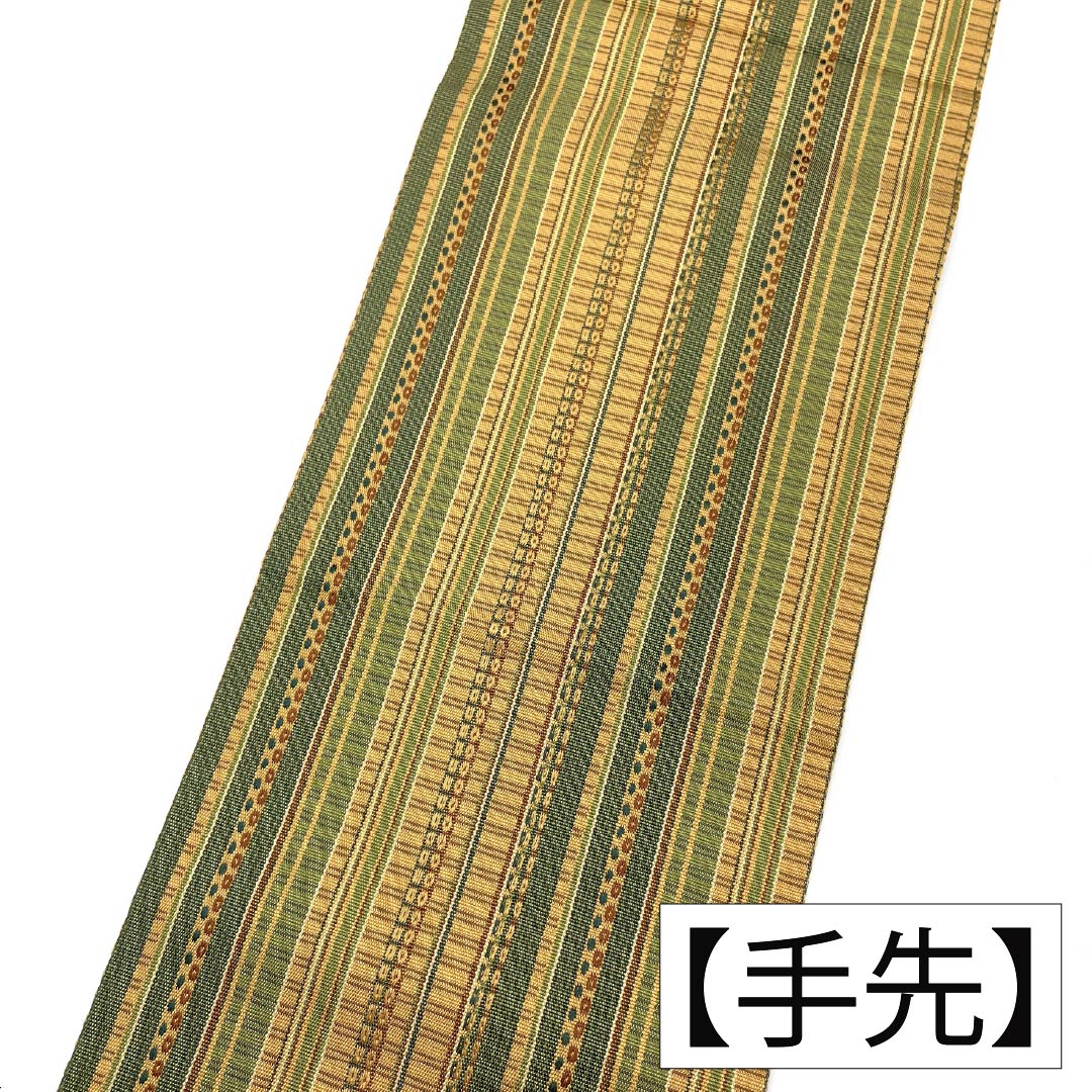 専用　名古屋帯　正絹 リサイクル着物】名古屋帯 正絹 Aランク 名古屋仕立て 黒色（くろいろ