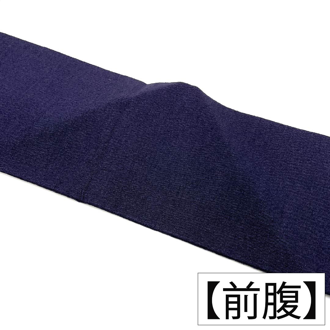 名古屋帯 正絹 Aランク 褐色（かちいろ） 型染 ちりめん地 古典柄 帯丈365cm ポイント柄 カジュアル 紫系 1124011493320 名古屋仕立て
