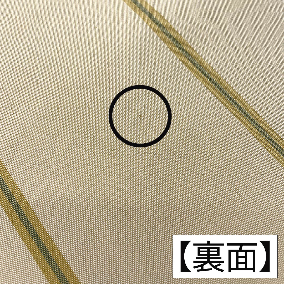 名古屋帯 正絹 Sランク 名古屋仕立て 桑色白茶色（くわいろしろちゃいろ） 格子 抽象柄 帯丈362cm ポイント柄 セミフォーマル ベージュ系 1124012242325