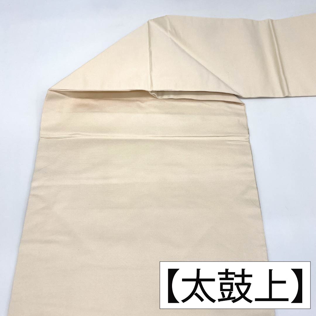 名古屋帯 正絹 Aランク 名古屋仕立て 生成り色（きなりいろ） 古典柄 帯丈362cm ポイント柄 セミフォーマル 白系 1124012803311