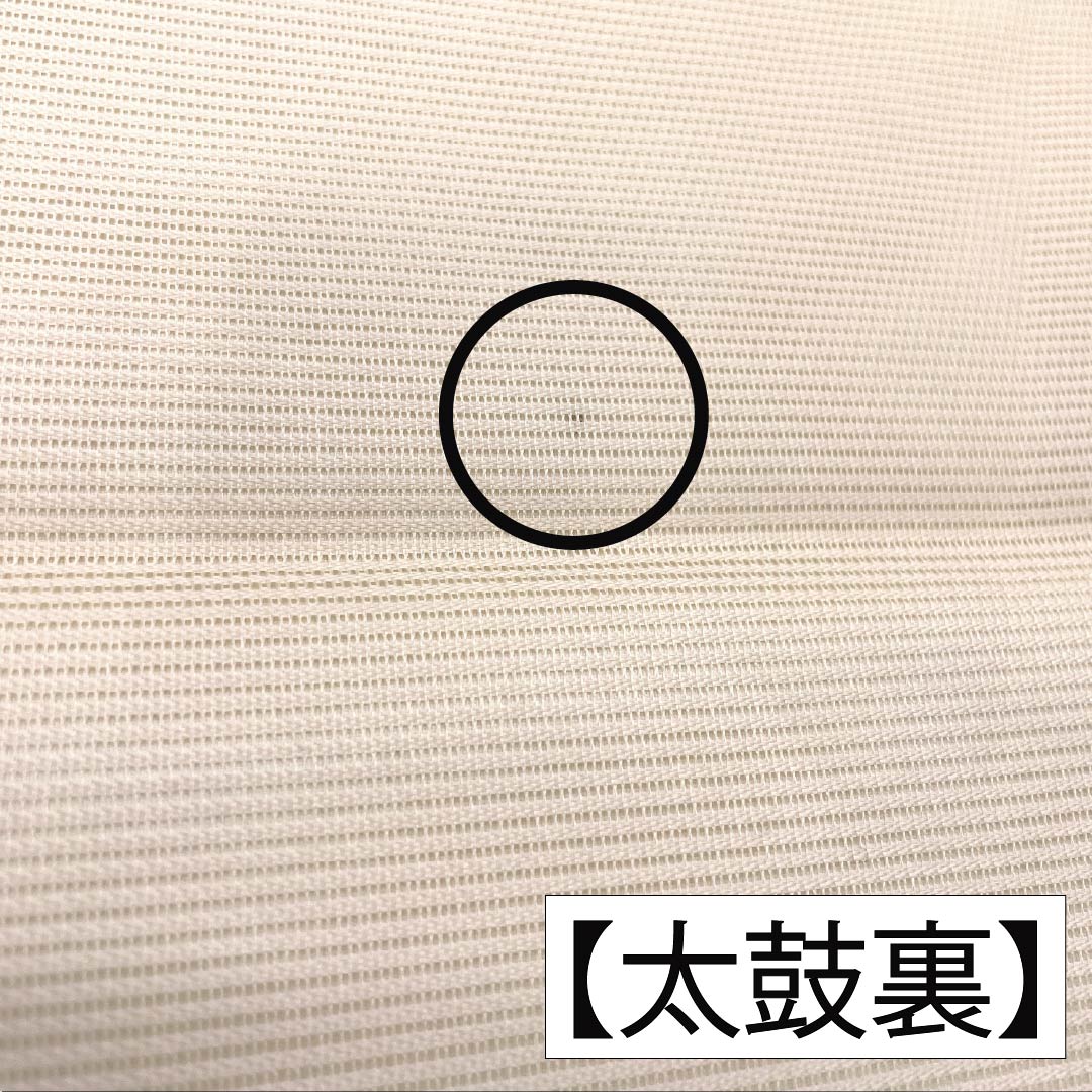 名古屋帯 正絹 Aランク 薄肉色（うすにくいろ） 夏帯 洋花 花柄 帯丈349cm ポイント柄 セミフォーマル クリーム系 1124011403315 名古屋仕立て