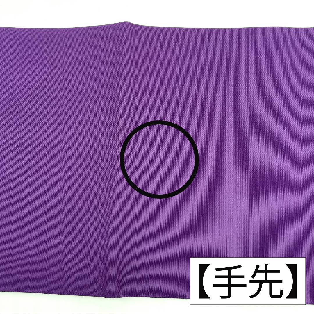 リサイクル着物】名古屋帯 正絹 Bランク 名古屋仕立て 似紫色（にせ