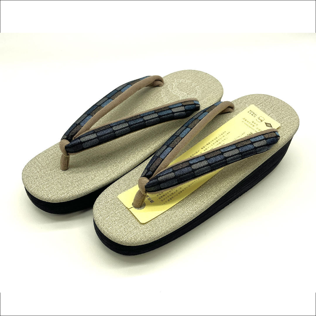 （新品未使用品）カレンブロッソ カフェ草履 Lサイズ グレー系 NEWランク 1122000361422