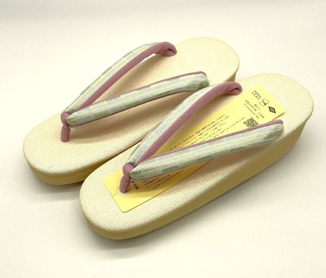 (Brand new, unused) Karen Blosso Cafe Sandals, Size L, Cream, NEW Rank, 1122000461415