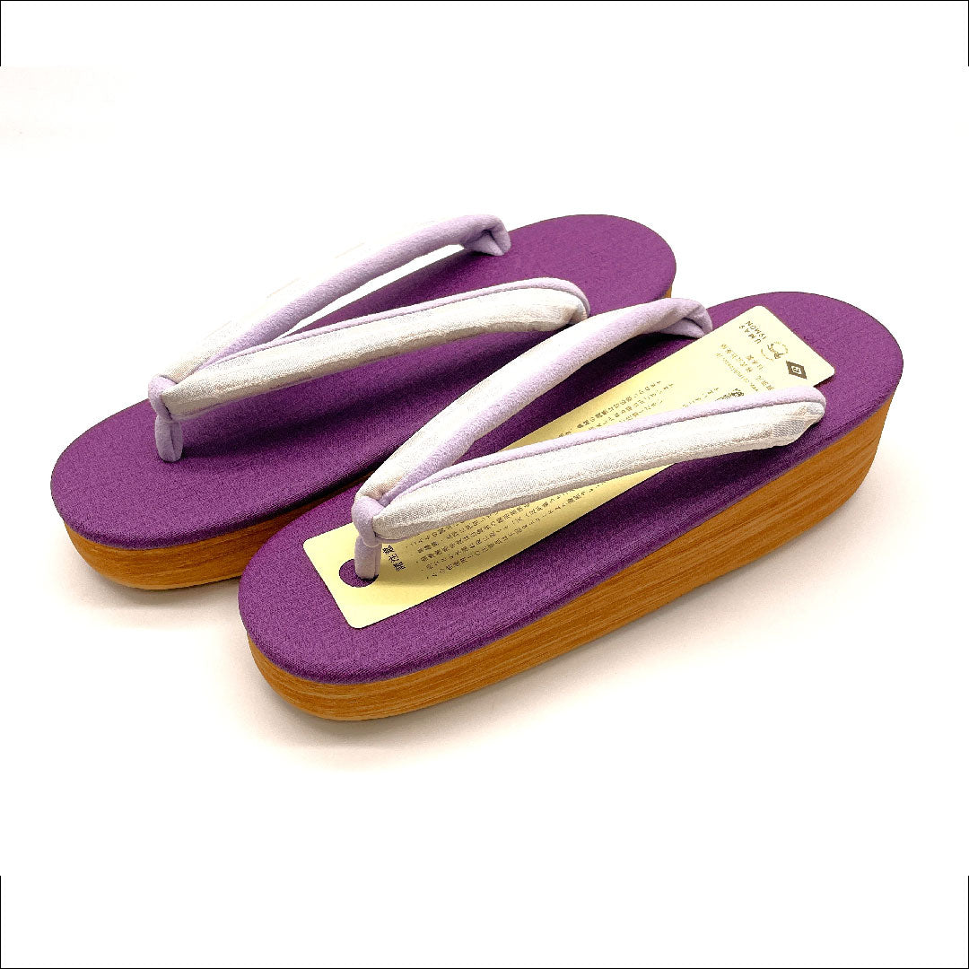 （新品未使用品）カレンブロッソ カフェ草履 Mサイズ 紫系 NEWランク 1122000841320