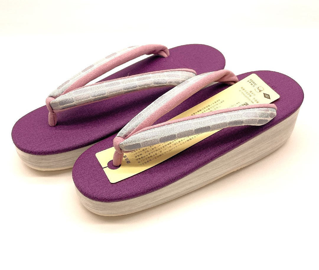 (Brand new, unused) Karen Blosso Cafe Sandals, Size M, Purple, NEW Rank, 1122000761320