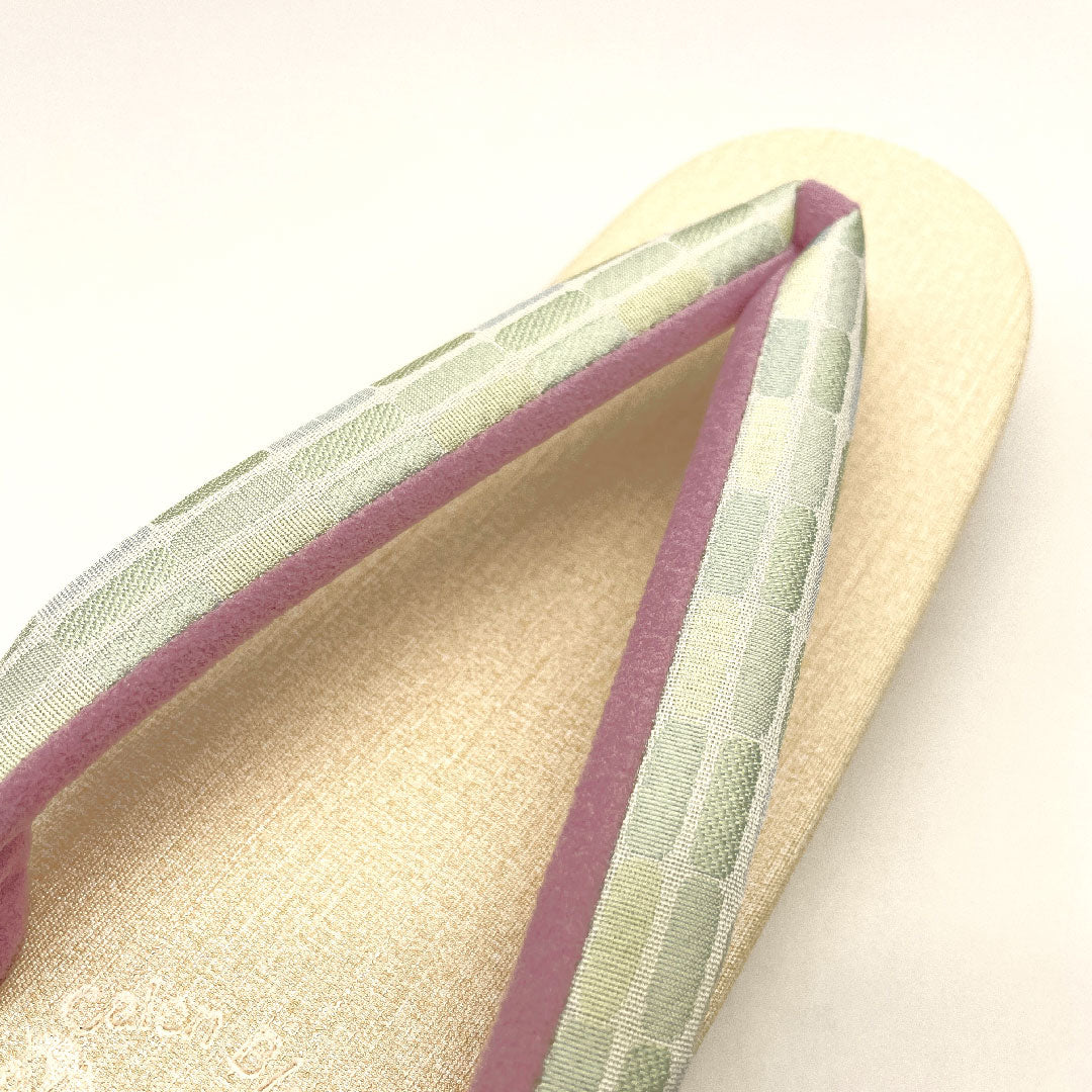 (Brand new, unused) Karen Blosso Cafe Sandals, Size L, Cream, NEW Rank, 1122000461415