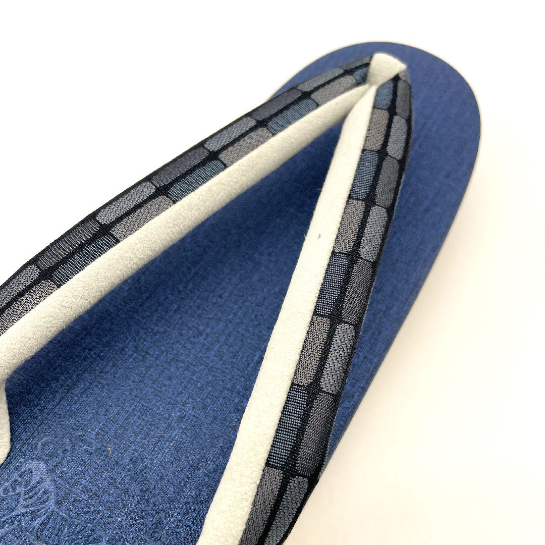 (Brand new, unused) Karen Blosso Cafe Sandals, Size M, Navy, NEW Rank, 1122000641318