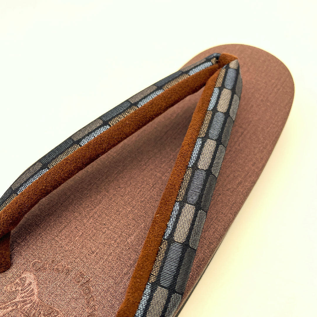 （新品未使用品）カレンブロッソ カフェ草履 Lサイズ 茶系 NEWランク 1122000871414