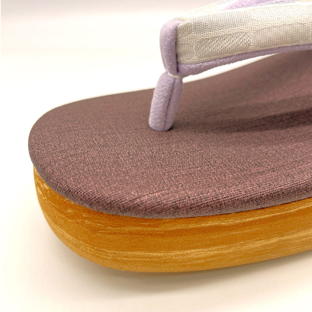 (Brand new, unused) Karen Blosso Cafe Sandals, Size L, Purple, NEW Rank, 1122000471420