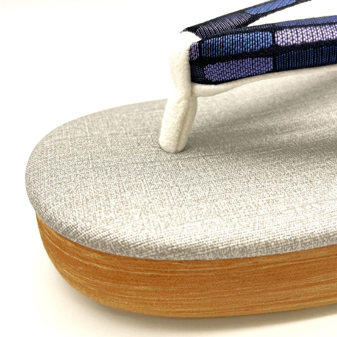 （新品未使用品）カレンブロッソ カフェ草履 Mサイズ グレー系 NEWランク 1122000551322