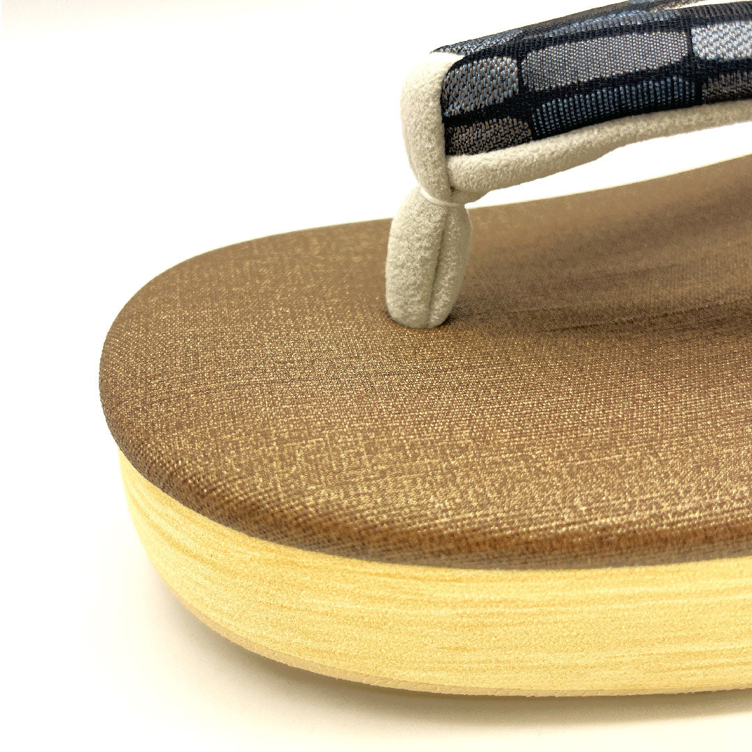 （新品未使用品）カレンブロッソ カフェ草履 Mサイズ 茶系 NEWランク 1122000591314