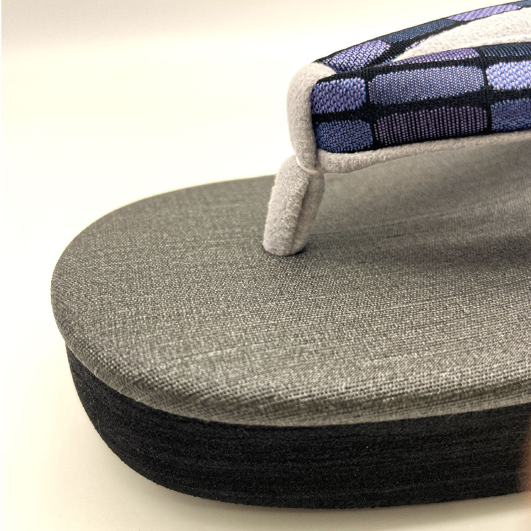 (Brand new, unused) Karen Blosso Cafe Sandals, Size L, Gray, NEW Rank, 1122000481422