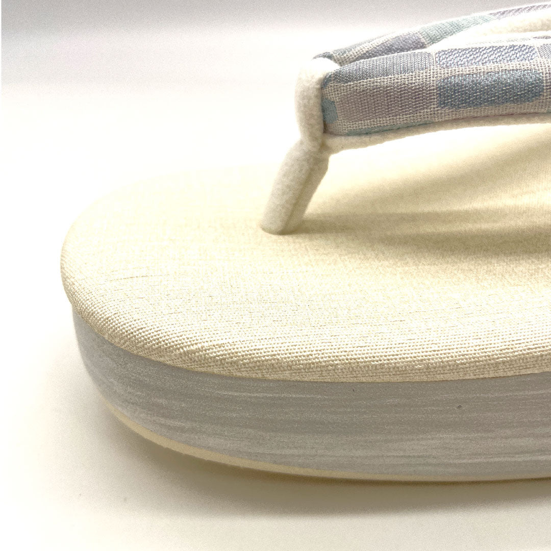 (Brand new, unused) Karen Blosso Cafe Sandals, Size L, White, NEW Rank, 1122000881411